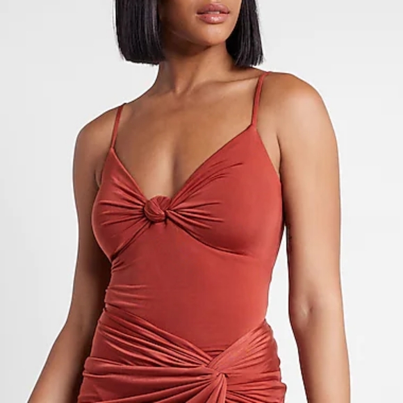 Express Tops - EXPRESS: Body Contour Compression Thong Bodysuit